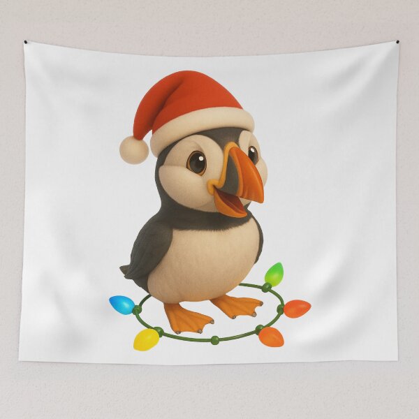 Item preview, Christmas Puffin designed and sold by Sillytoe.