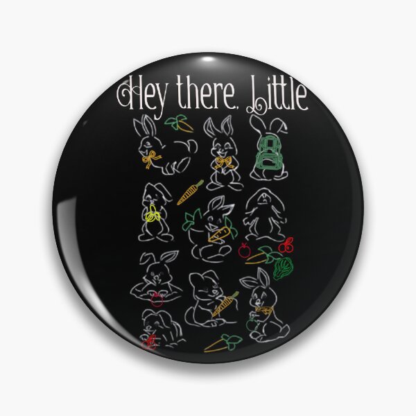 Item preview, Hey There Little Rabbits Line Art Design designed and sold by DivineHaven.