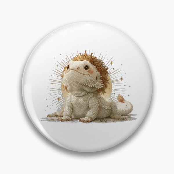 Item preview, Kawaii Bearded Dragon Zodiac Leo | Cute Reptile Astrology Art designed and sold by Moonlit Menagerie.