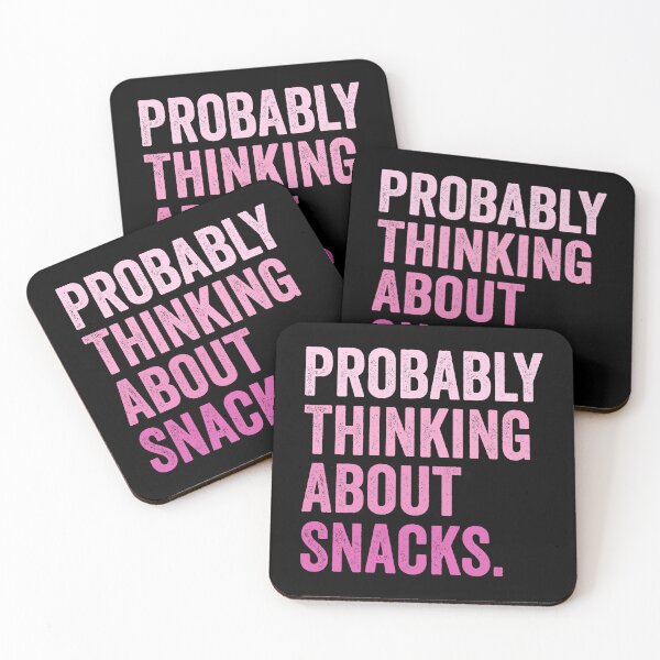 Item preview, Probably Thinking About Snacks Funny Food Lover Shirt | Snack Lover Humor | Cute Hungry Quote Design designed and sold by 76Valeria.