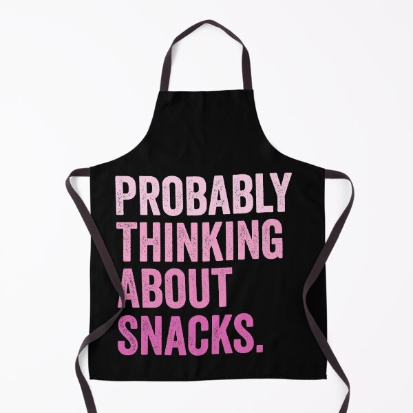 Item preview, Probably Thinking About Snacks Funny Food Lover Shirt | Snack Lover Humor | Cute Hungry Quote Design designed and sold by 76Valeria.
