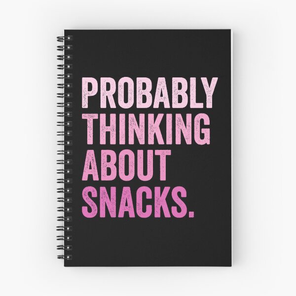 Item preview, Probably Thinking About Snacks Funny Food Lover Shirt | Snack Lover Humor | Cute Hungry Quote Design designed and sold by 76Valeria.
