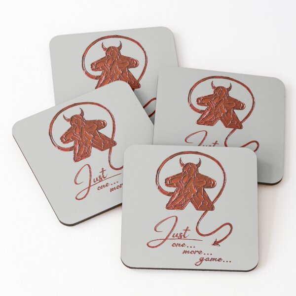 Item preview, Red Painted Devil Meeple Board Game Addict  designed and sold by TackyTime.