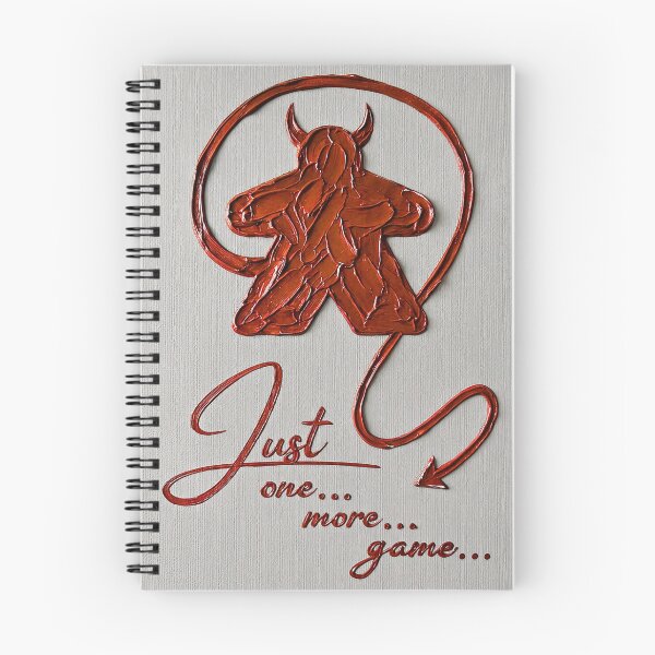 Item preview, Red Painted Devil Meeple Board Game Addict  designed and sold by TackyTime.
