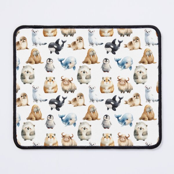 Item preview, Cute Arctic Animals Watercolor | Polar Wildlife Friends designed and sold by PAPIRO SIGLO XXI.