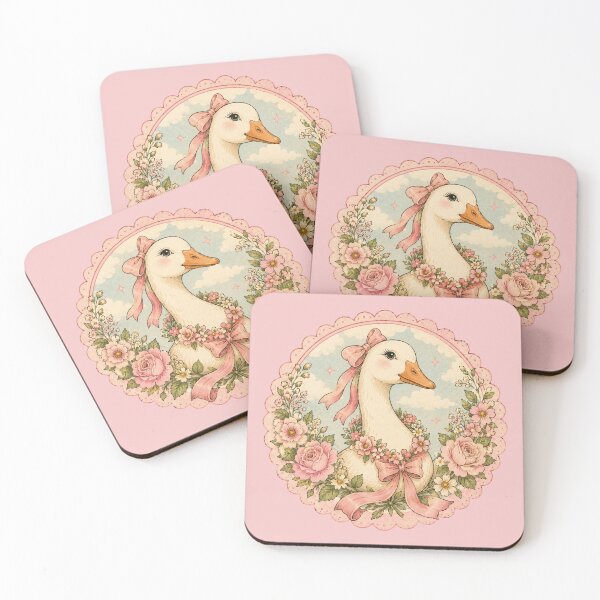 Item preview, Vintage Cottagecore Goose Floral Graphic – Cute Coquette Duck Aesthetic Design designed and sold by TheStephanieRome.