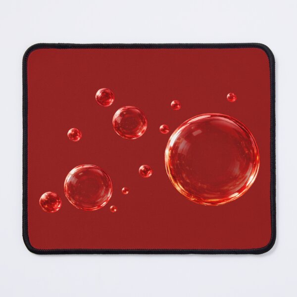 Item preview, Red Transparent Floating Bubbles Isolated designed and sold by Longsilp.