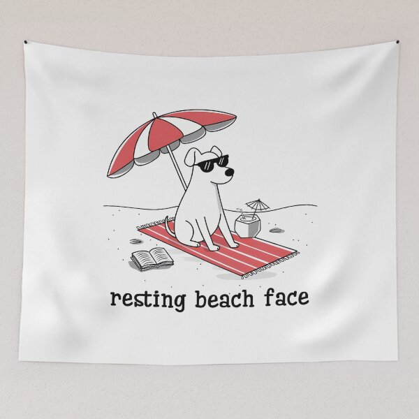 Item preview, Resting Beach Face designed and sold by piendekmu.