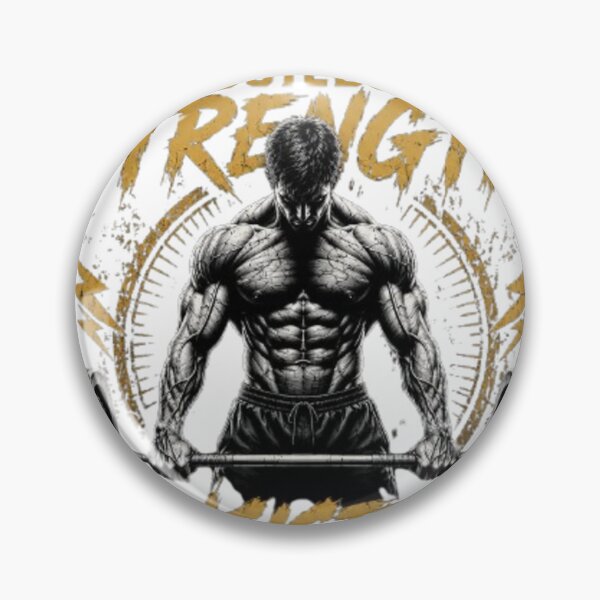 Item preview, Discipline Builds Strength | Motivational Gym Fitness T-Shirt designed and sold by YoussefKaido01.