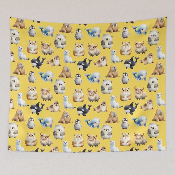 Item preview, Cute Arctic Animals Pattern | Polar Wildlife Friends designed and sold by PAPIRO SIGLO XXI.