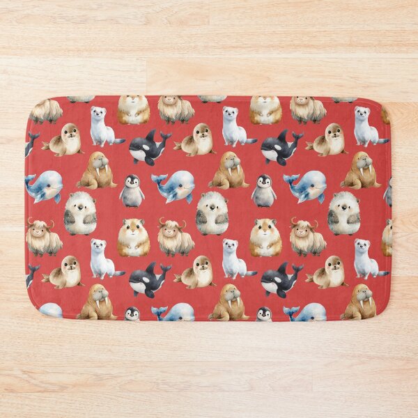 Item preview, Cute Arctic Animals Pattern | Polar Wildlife Friends designed and sold by PAPIRO SIGLO XXI.
