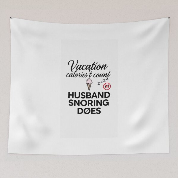 Item preview, Vacation Calories Don't Count Husband Snoring Does | Funny Wife Travel Tank Top designed and sold by Petringo.