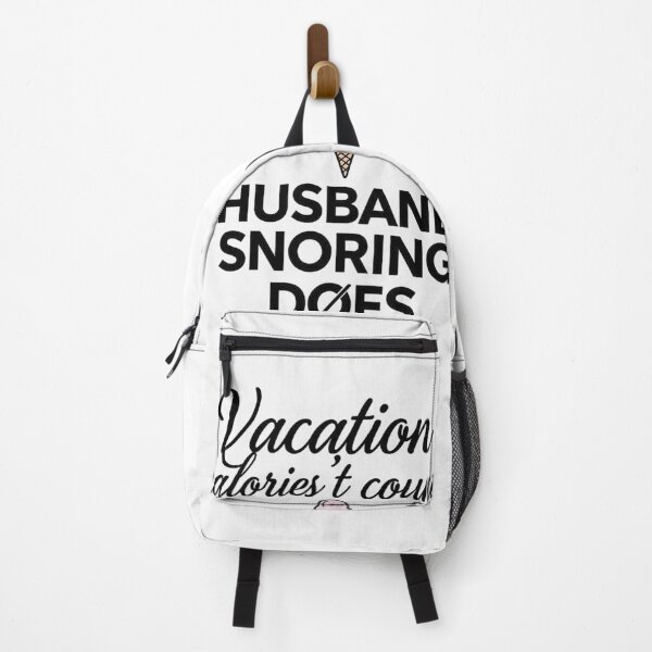 Item preview, Vacation Calories Don't Count Husband Snoring Does | Funny Wife Travel Tank Top designed and sold by Petringo.