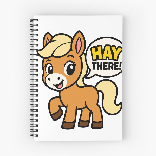 Item preview, Lindo poni con bocadillo de diálogo de "Hay" designed and sold by Lyfeinsights.
