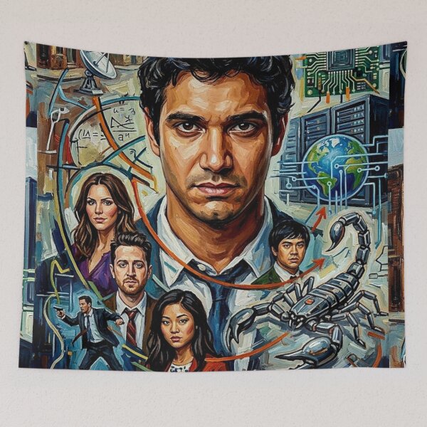 Item preview, The Smartest Guys in the Room – Scorpion Fine Art Print designed and sold by Art's Diner.