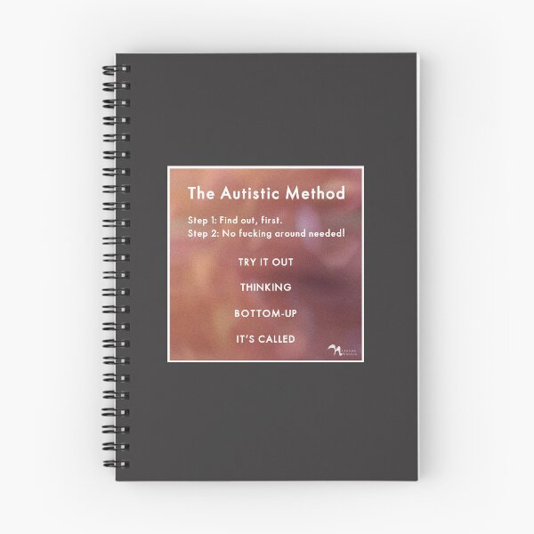 Item preview, The Autistic Method: Bottom-up Thinking, red designed and sold by natashacoulis.
