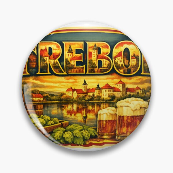Item preview, Trebon Lakeside Beer Travel Sticker designed and sold by Imaginarium of Chaos falcon88 .