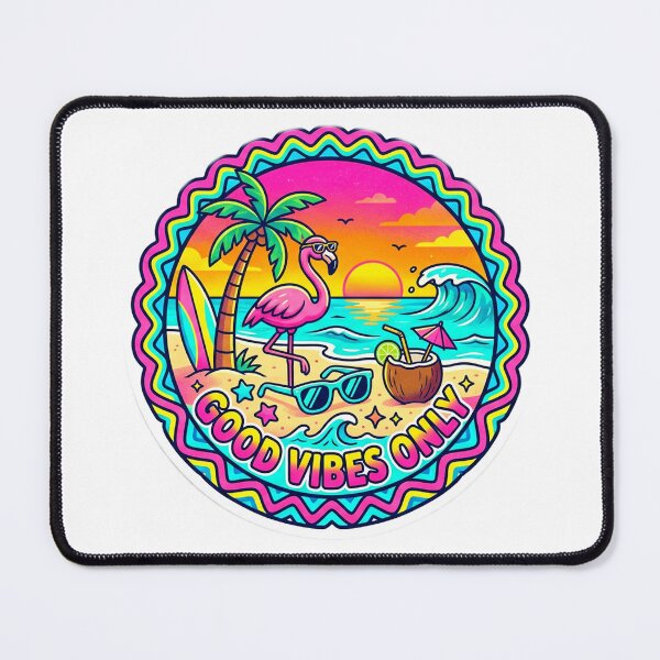 Item preview, Good Vibes Only Retro 90s Summer Beach designed and sold by Modefissi.