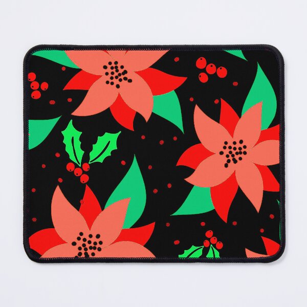Item preview, Christmas Red Poinsettia Holiday Pattern  designed and sold by DEC02.