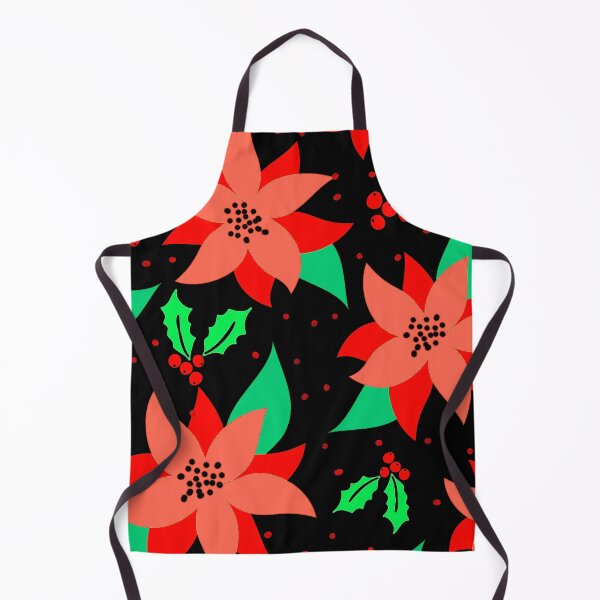Item preview, Christmas Red Poinsettia Holiday Pattern designed and sold by DEC02.