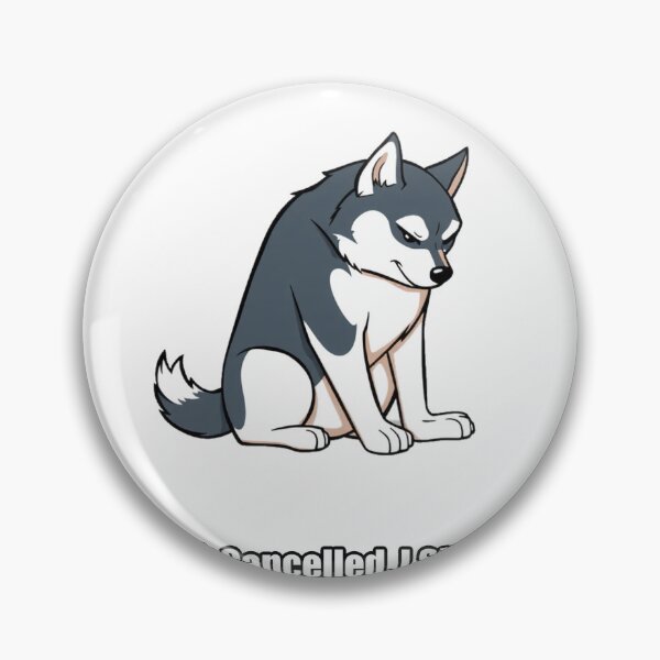 Item preview, Husky Sticker - Walk Canceled I Sit Now - Funny Husky Gift designed and sold by pawdrops.