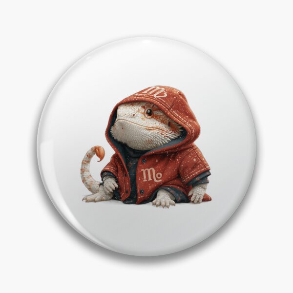 Item preview, Kawaii Bearded Dragon Zodiac Scorpio | Cute Reptile Astrology Art designed and sold by Moonlit Menagerie.