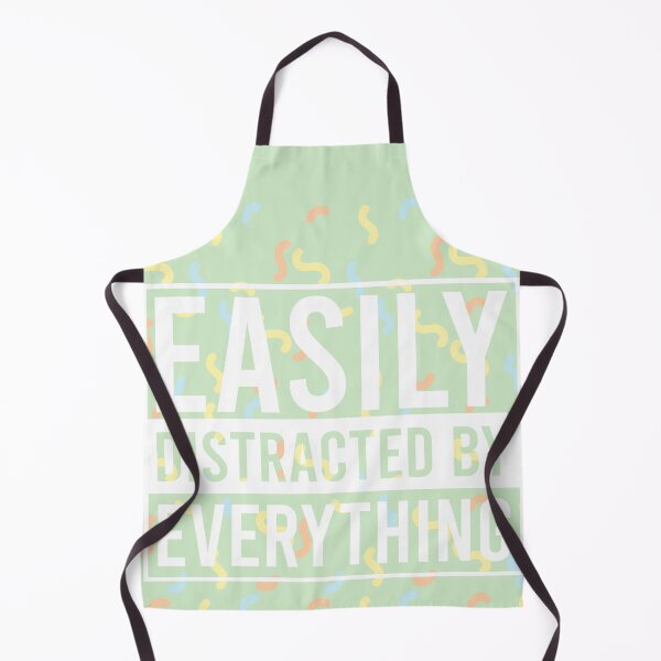 Item preview, easily distracted by everything light green designed and sold by ExcessiveSarcasmCo..