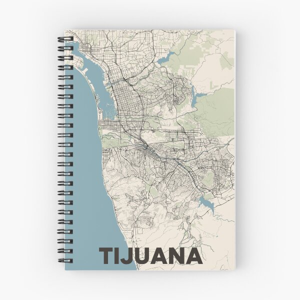 Item preview, Mapa de Tijuana designed and sold by MapsNerd.