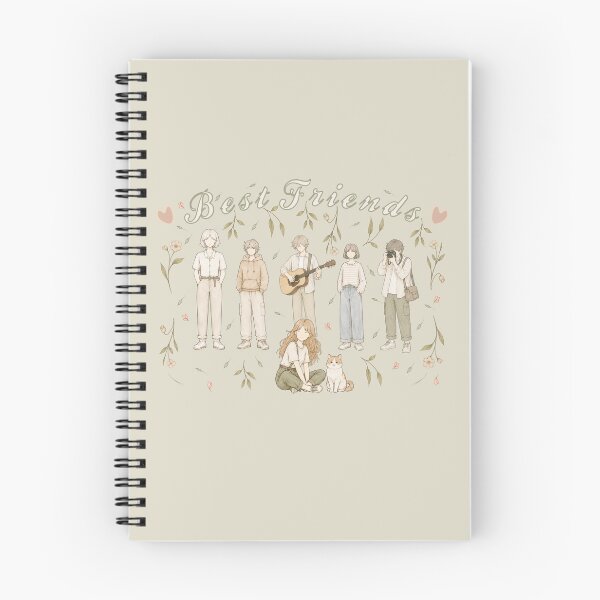 Item preview, Best Friends Forever – Cozy Friendship Illustration designed and sold by MKBL.