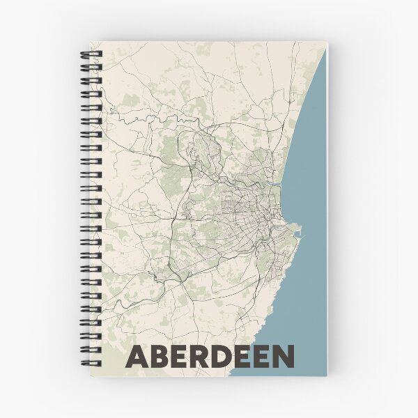 Item preview, Aberdeen Map designed and sold by MapsNerd.