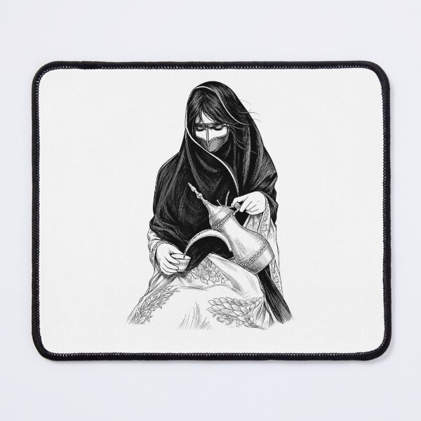 Item preview, Emirati Coffee Tradition designed and sold by NUSKHAH UAE | Emirati Heritage Art.