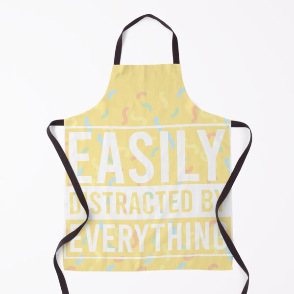 Item preview, easily distracted by everything light yellow designed and sold by ExcessiveSarcasmCo..