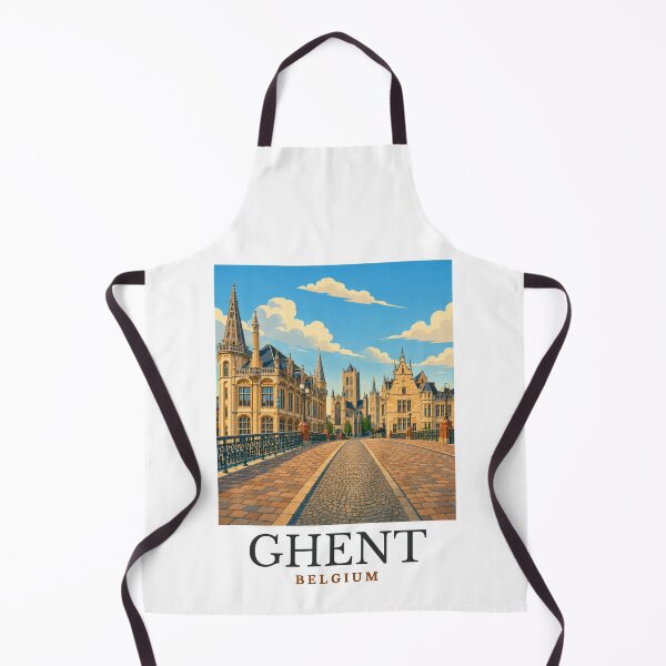 Aperçu de l'œuvre Gand - Belgique créée et vendue par GoodOldVintage.