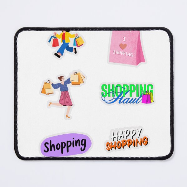 Item preview, ¡Felices compras! Juego de pegatinas coloridas designed and sold by KAWAII STUDIO NB.