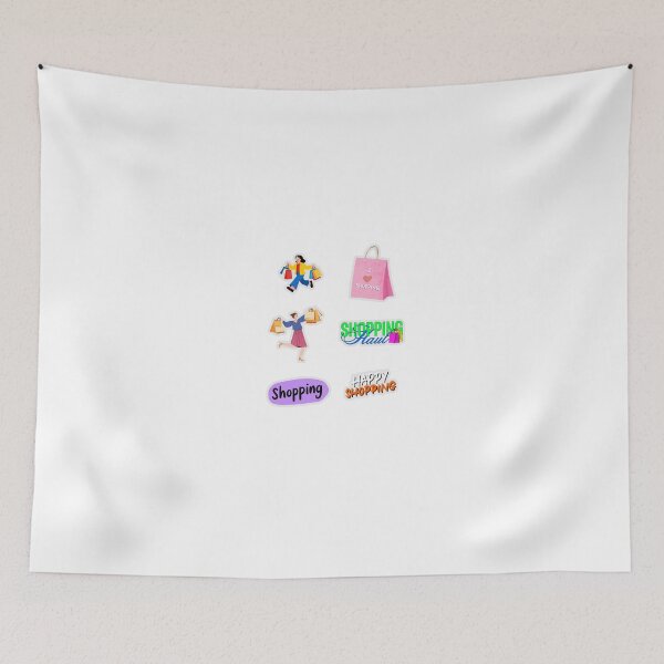 Item preview, ¡Felices compras! Juego de pegatinas coloridas designed and sold by KAWAII STUDIO NB.
