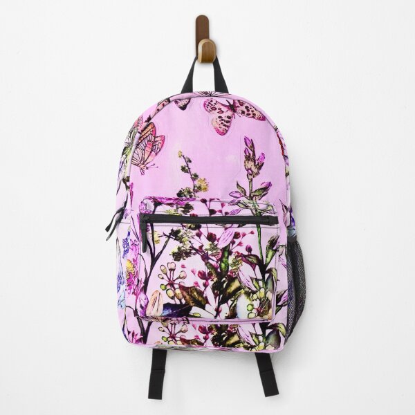 Item preview, Pink Sky, Flowers, and Butterflies designed and sold by ROSENDE ART HOUSE.