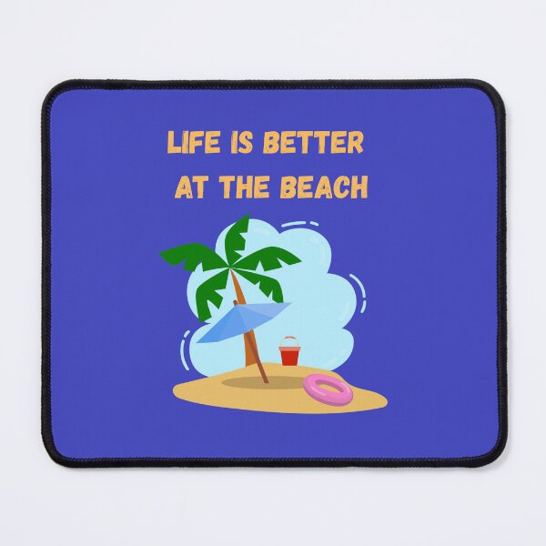 Item preview, Life Is Better at The Beach, Endless Summer Feelings Gifts designed and sold by MalwasBasket.