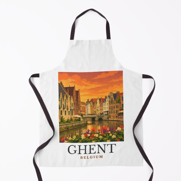 Aperçu de l'œuvre Gand - Belgique créée et vendue par GoodOldVintage.