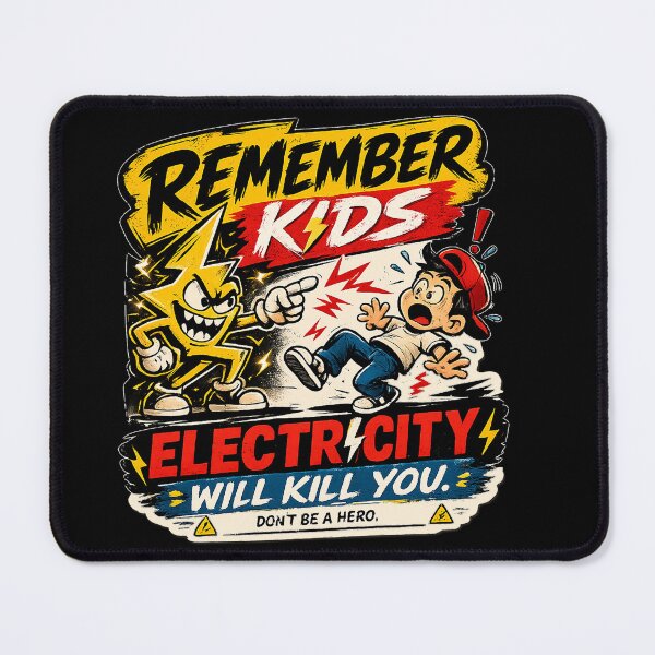 Item preview,  electricity kills warning - electricity kills warning  designed and sold by Cadamurrovault.
