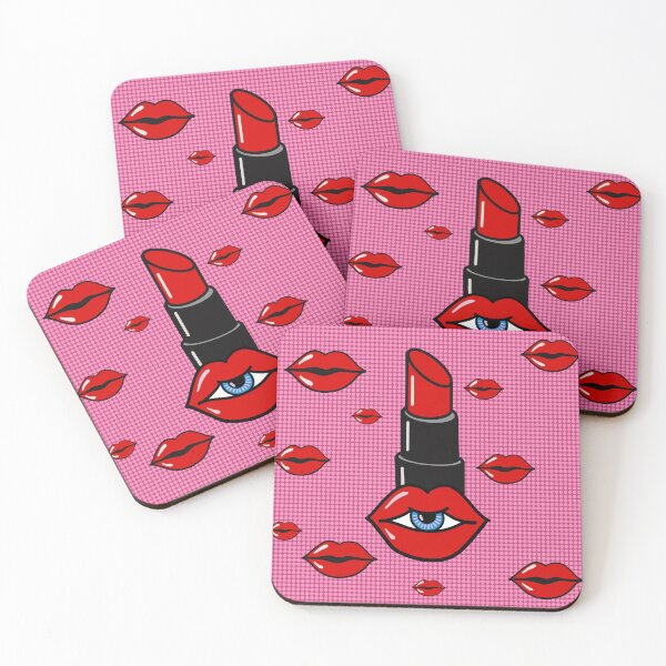 Item preview, Free Feminine Beauty Lipstick Pop Art designed and sold by ART-ENI.