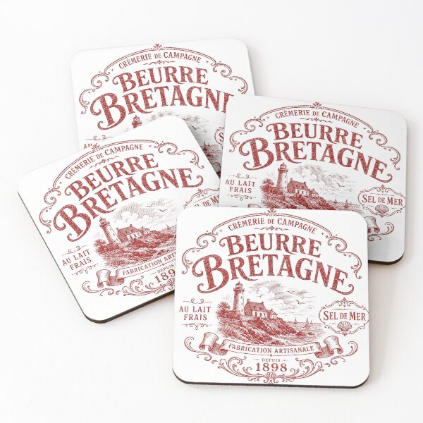 Item preview, Vintage French Beurre Bretagne | Rustic Brittany Butter Label designed and sold by newnomads-art.