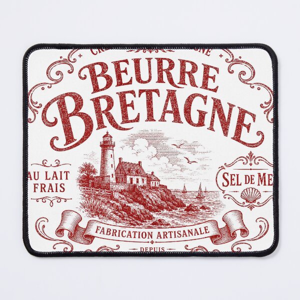 Item preview, Vintage French Beurre Bretagne | Rustic Brittany Butter Label designed and sold by newnomads-art.
