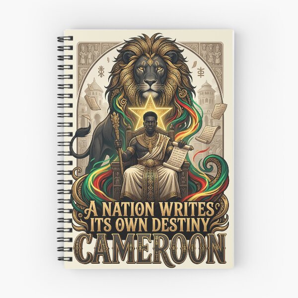 Item preview, Cameroon King Njoya Lion Bamum Script Design designed and sold by VoidAnimeStudio.