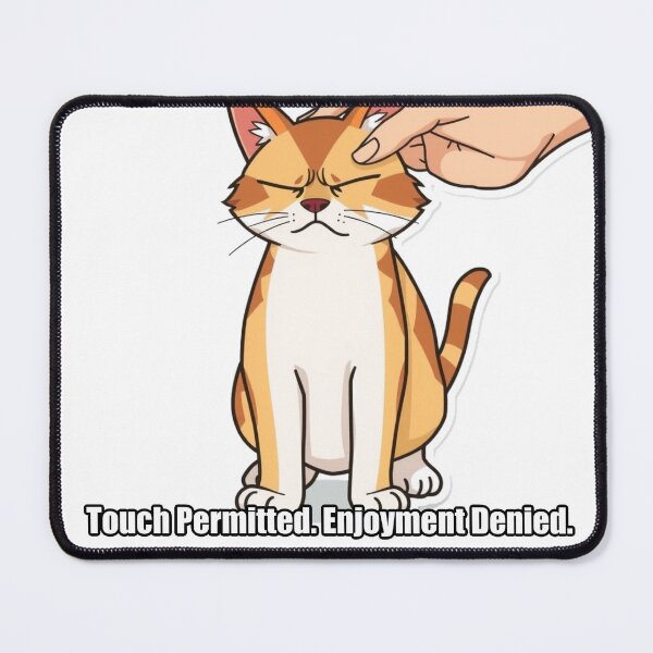 Item preview, British Shorthair Sticker - Touch Permitted Enjoyment Denied designed and sold by pawdrops.