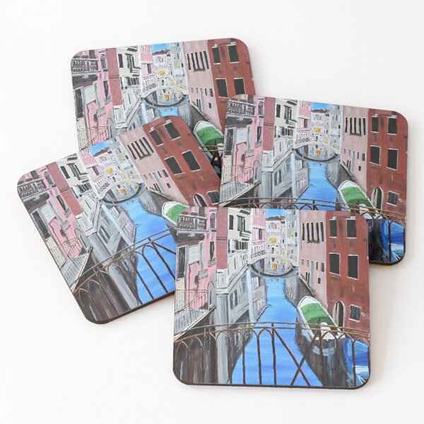 Item preview, Venice Canal in the Evening designed and sold by ArtByGabriele1.