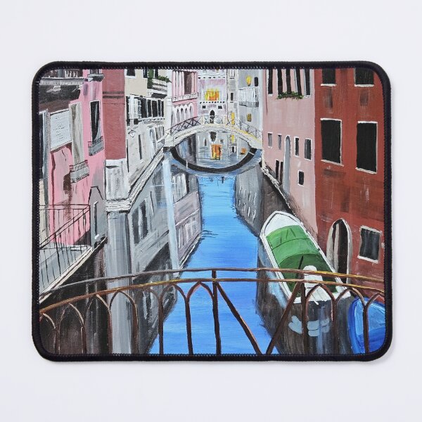 Item preview, Venice Canal in the Evening designed and sold by ArtByGabriele1.