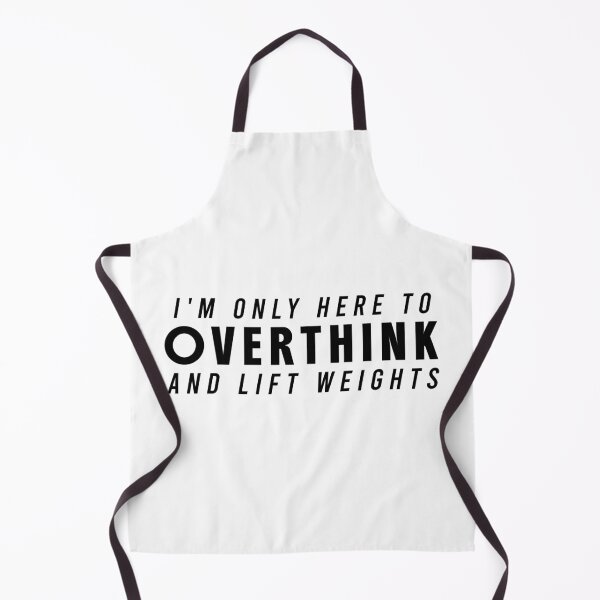 Item preview, Funny Gym Sarcastic Overthink and Lift Weights T-Shirt designed and sold by Redvibeco.