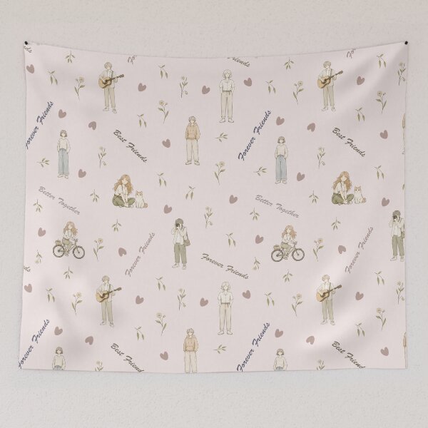Item preview, Forever Friends Seamless Pattern designed and sold by MKBL.