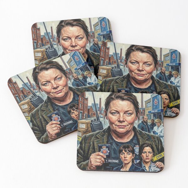 Item preview, NO OFFENCE - Manchester Crime Drama - DI Deering Oil Painting Art Print designed and sold by Art's Diner.