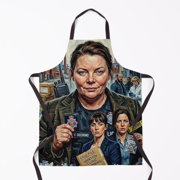 Item preview, NO OFFENCE - Manchester Crime Drama - DI Deering Oil Painting Art Print designed and sold by Art's Diner.